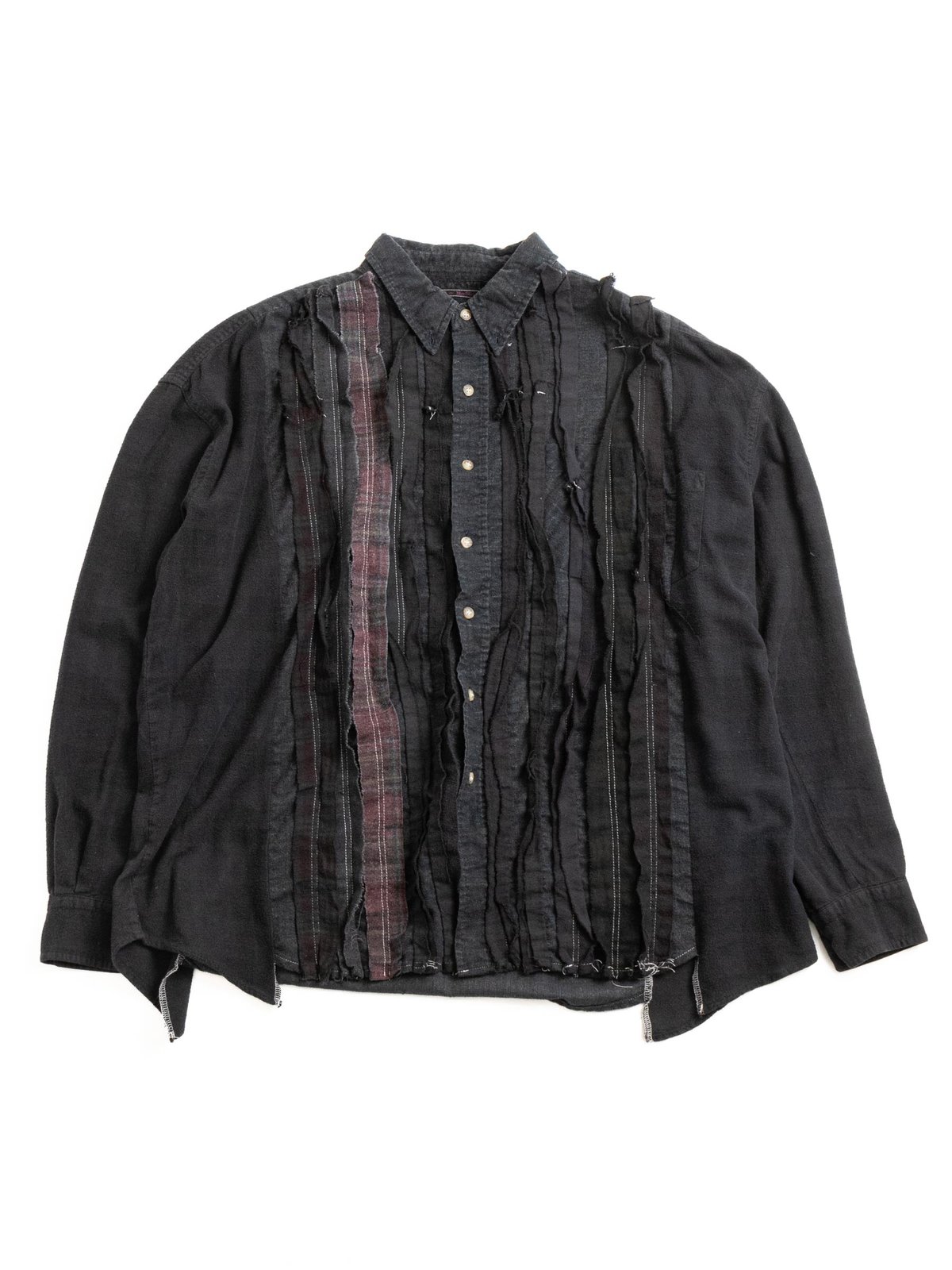 REBUILD BY NEEDLES FLANNEL SHIRT RIBBON WIDE ASSORTED (B) by 