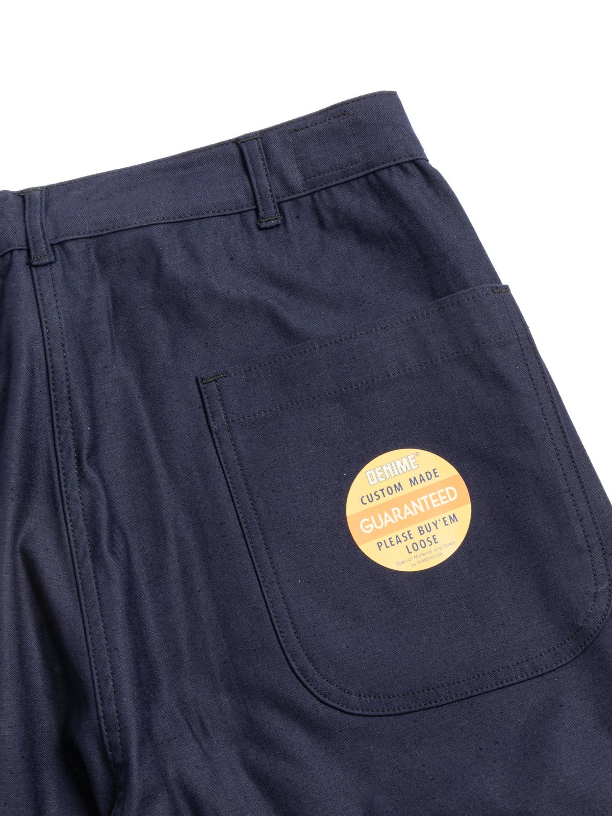 (LOT 225) BACK SATIN BAKER PANT NAVY - Image 5