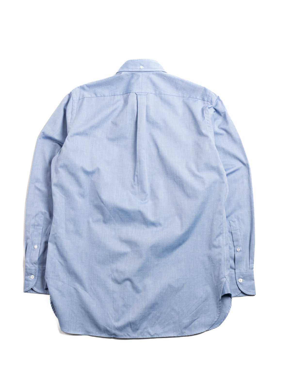 PINPOINT OXFORD BUTTON DOWN OXFORD SHIRT LIGHT NAVY - Image 5