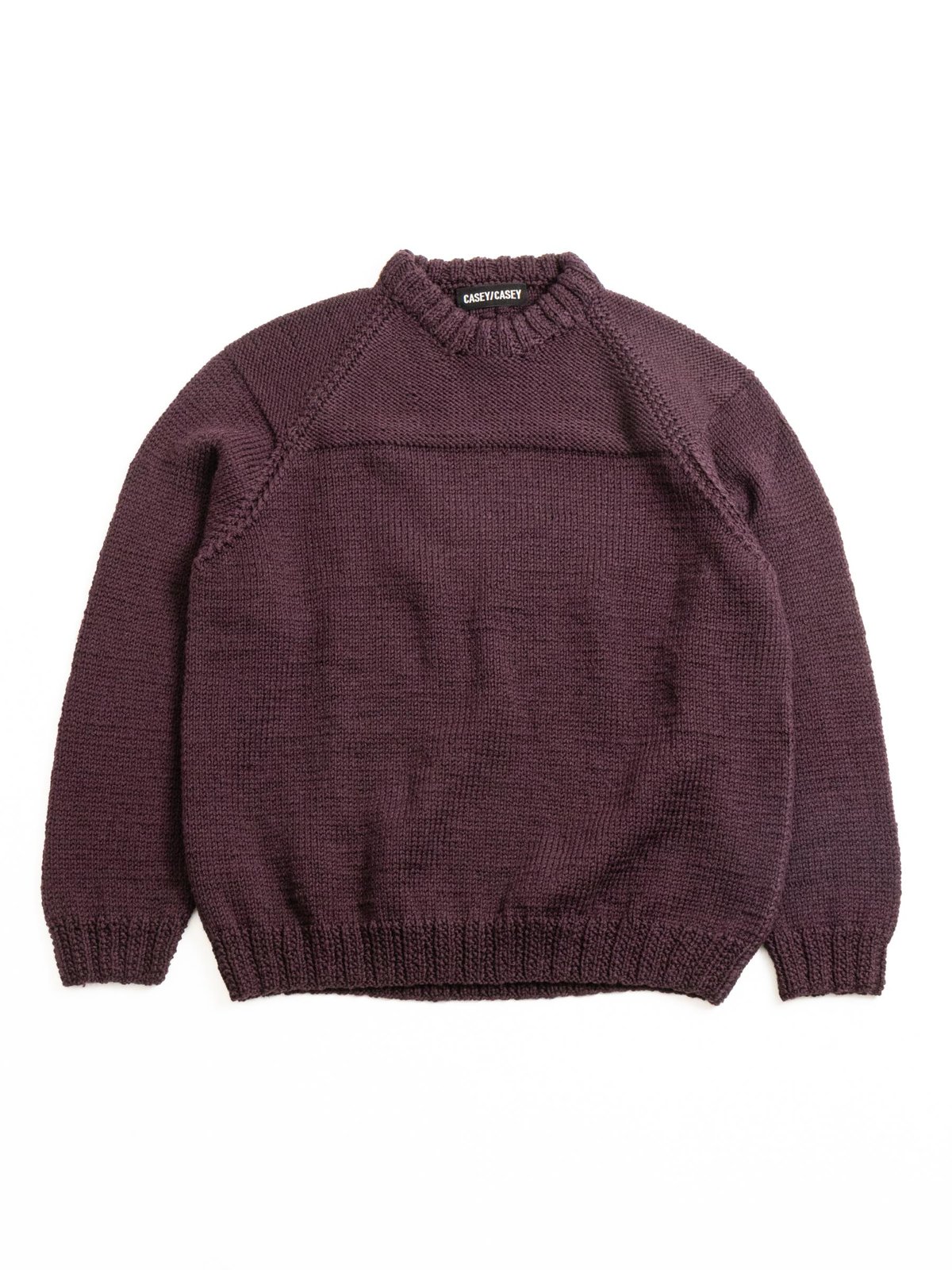 MIX STITCH JUMPER WOOLY BLACKBERRY - Image 1