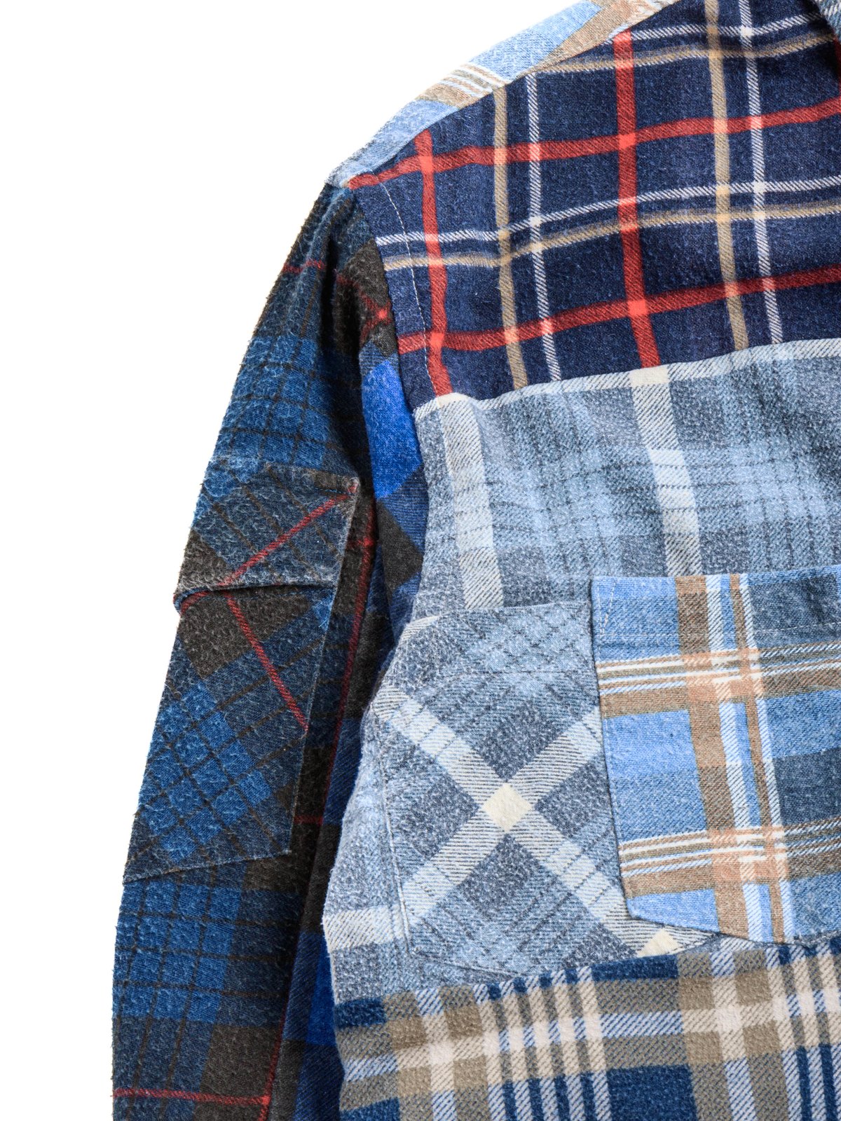 REBUILD by NEEDLES FLANNEL SHIRT STRAIGHT HEM SHIRT ASSORTED 3 - Image 2