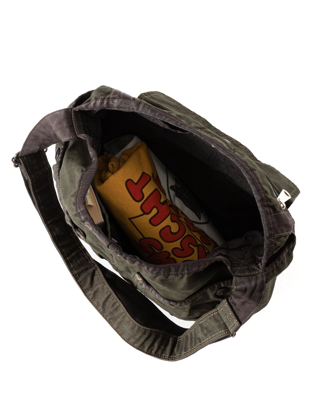 CRAG SHOULDER BAG (L) OLIVE - Image 10