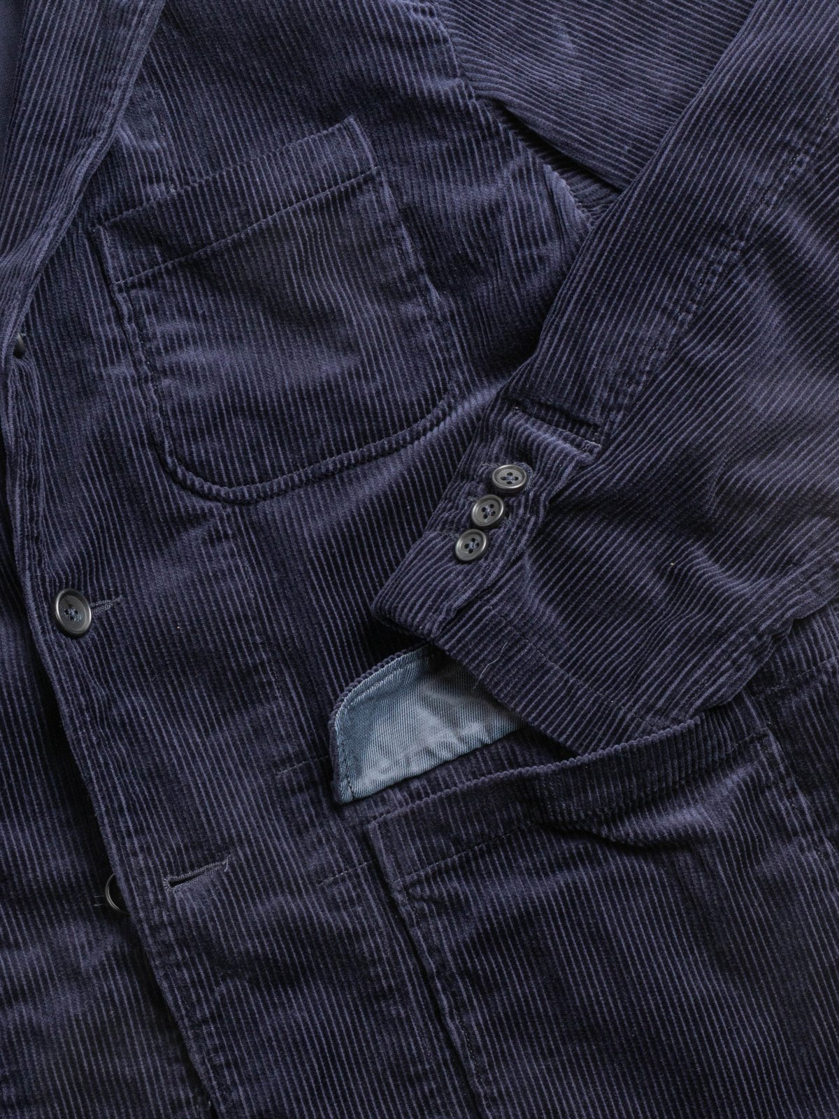 LOITER JACKET 8W CORDUROY NAVY - Image 3