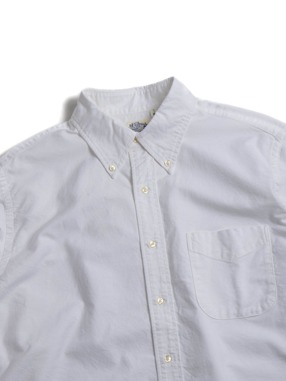(8112) OXFORD BD SHIRT WHITE - Image 2