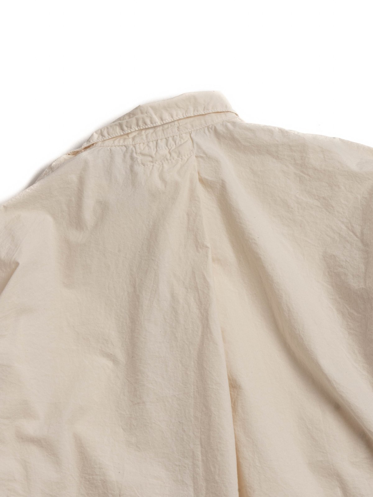 TYPE 468 FLIPPED COLLAR SHIRT ECRU LAWN RINSED - Image 5