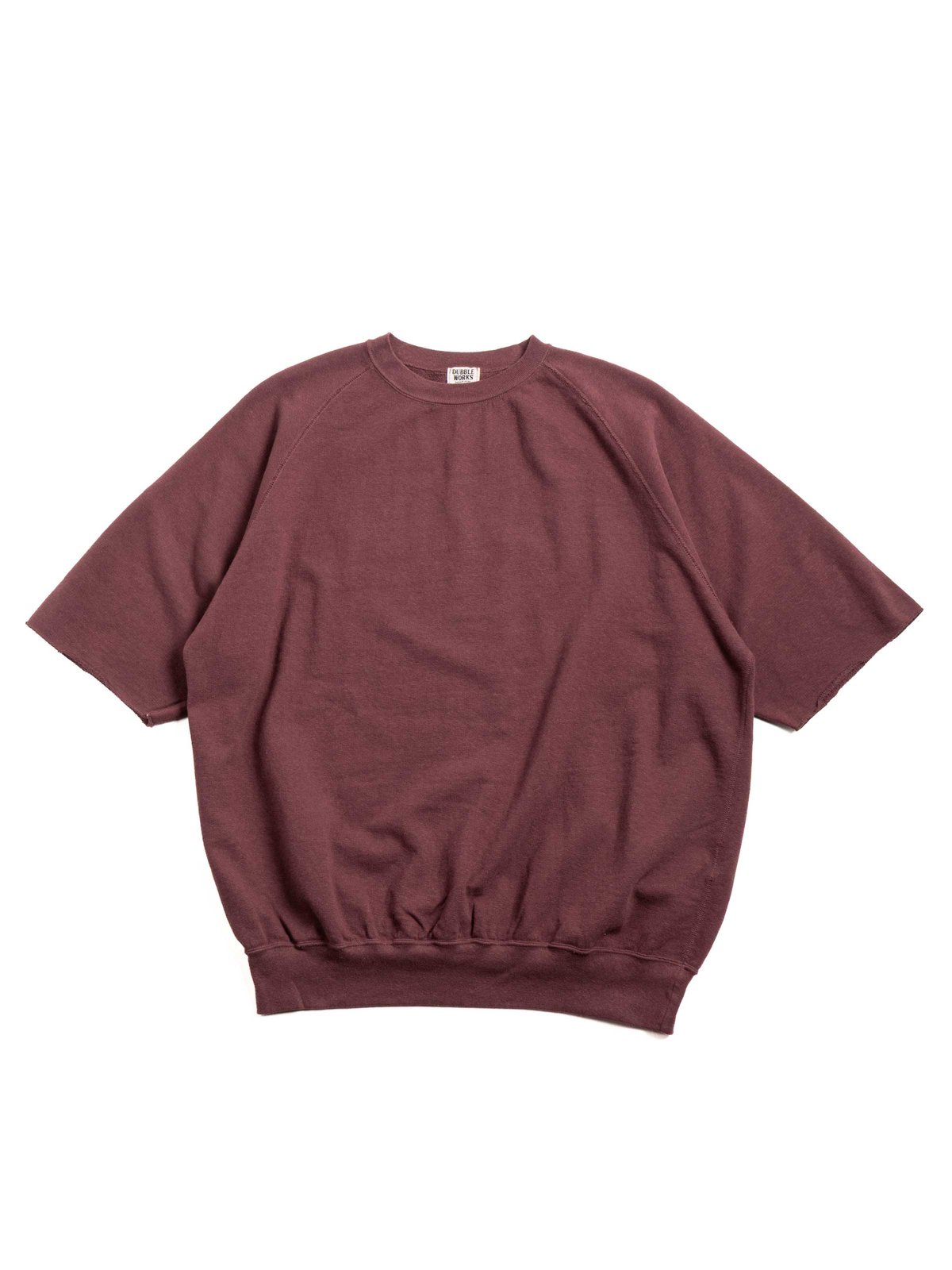 (LOT 74001) CUT OFF SLEEVE SWEATSHIRT BORDEAUX - Image 1
