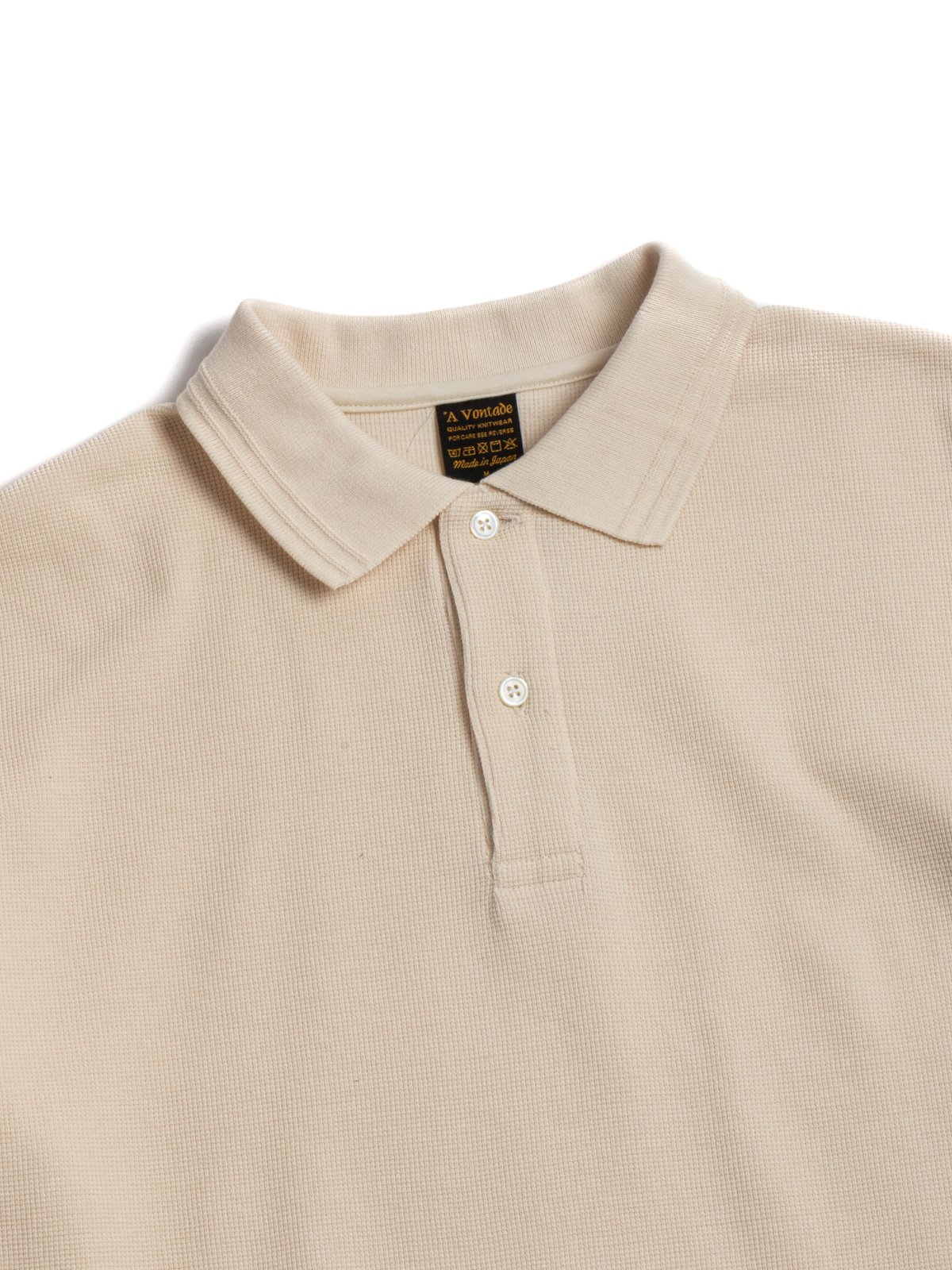 (VTD&ndash;0644&ndash;CS) SURFKNIT POLO IVORY - Image 2