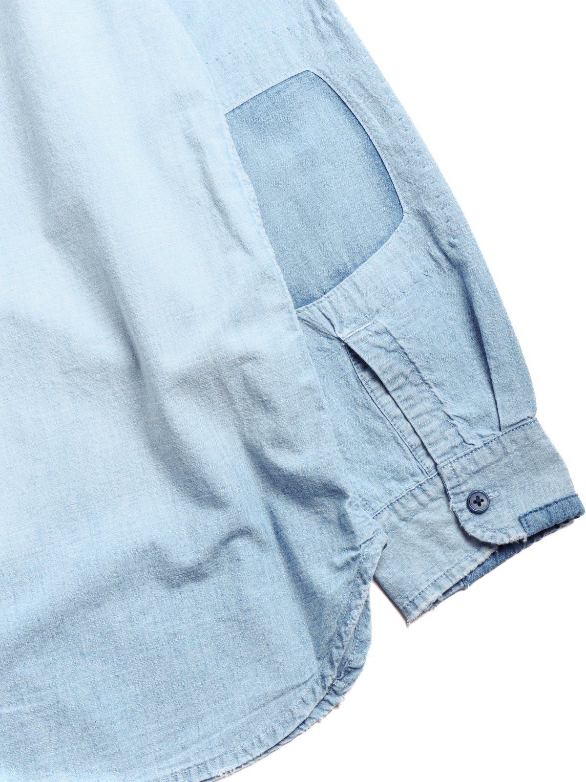 SHAWSHANK CHAMBRAY WORK SHIRT CUSTOM BLUE - Image 7