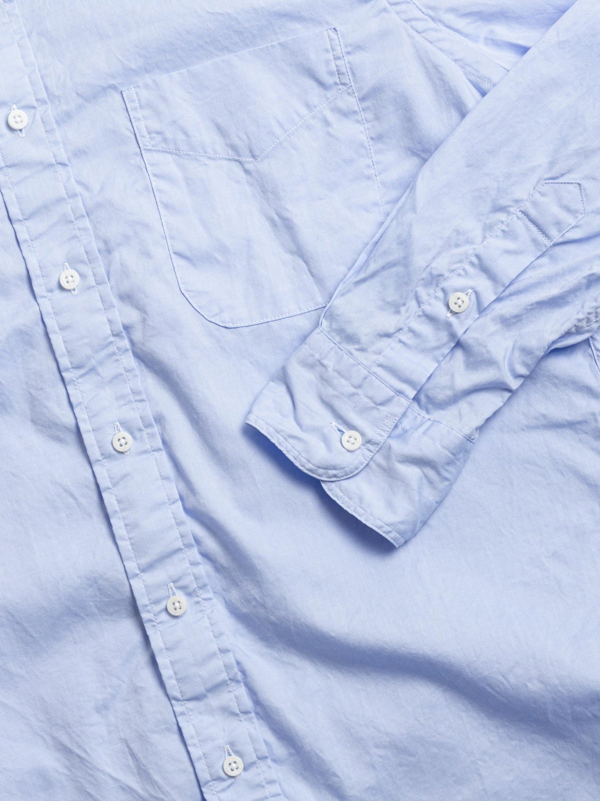 L/S BUTTON DOWN SHIRT BLUE ZEPHYR OXFORD - Image 3