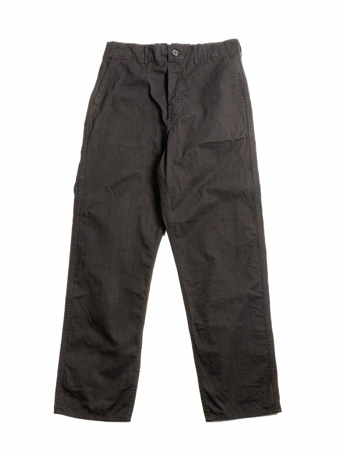 (LOT–5000) ORIGINAL HERRINGBONE FRENCH WORK PANT BLACK - Image 1