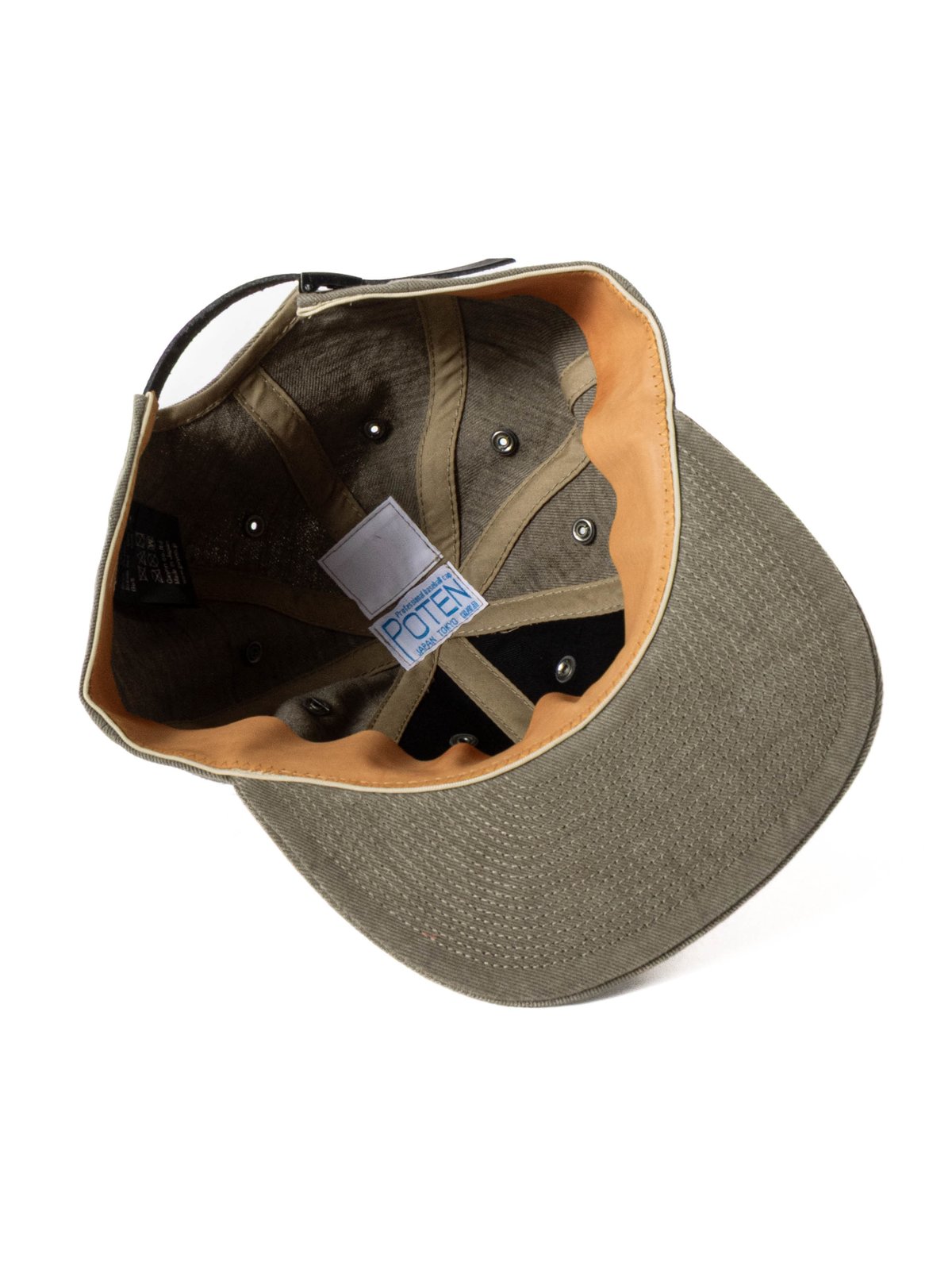 POTEN VINTAGE LINEN TWILL CAP GREY  - Image 5