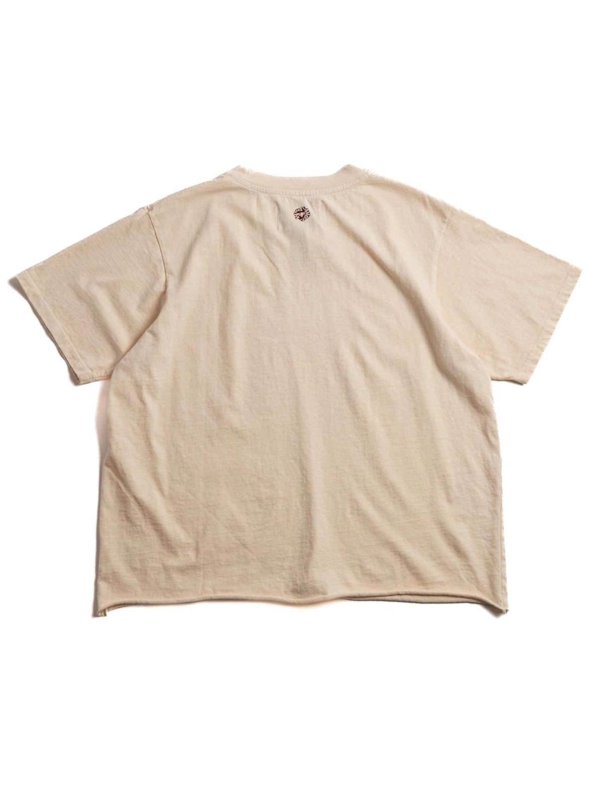 ON THE FARM RAW HEM TEE CLOUD - Image 5