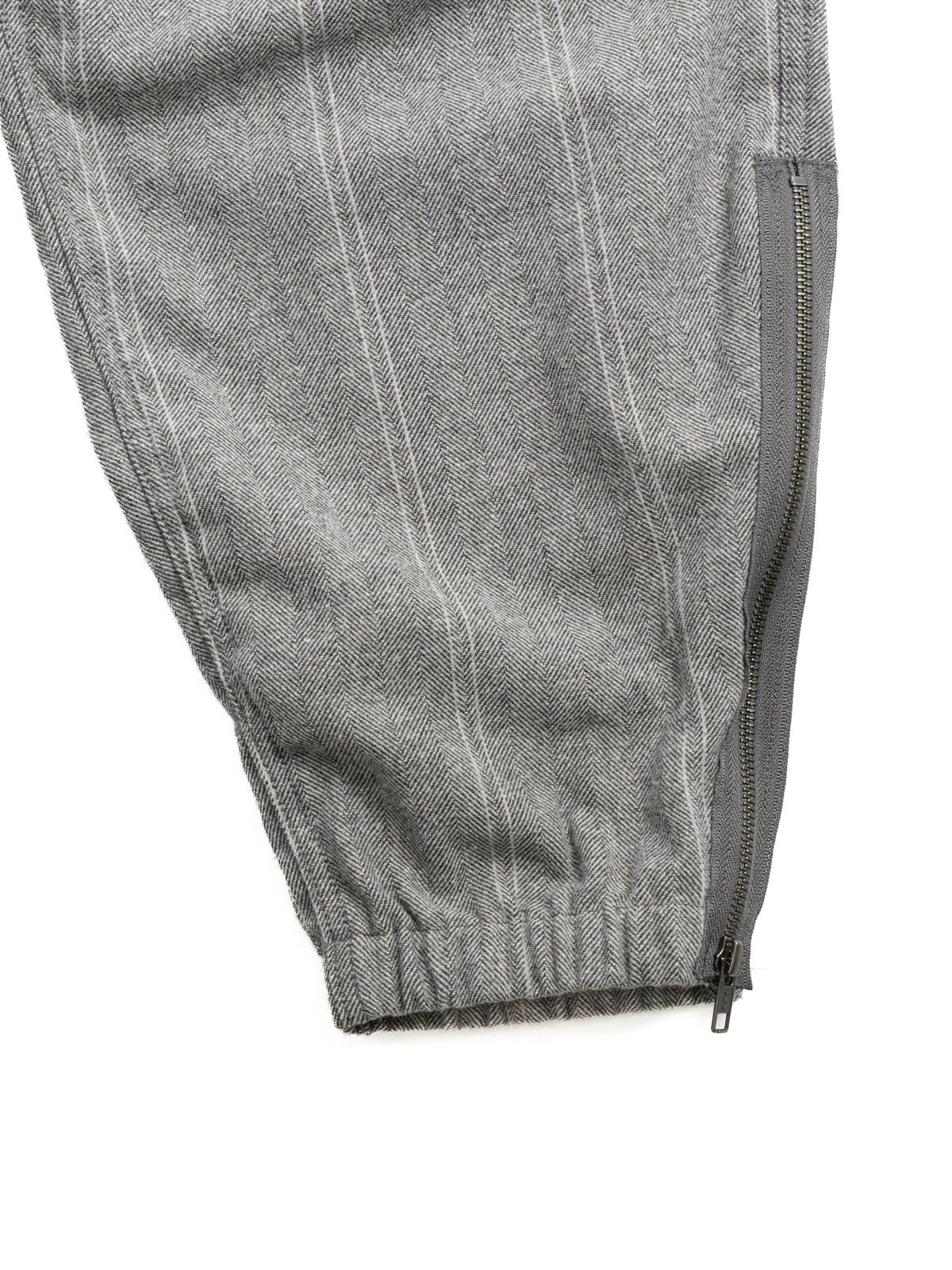 IAC PANT LT. GREY WOOL STRIPED HB - Image 5