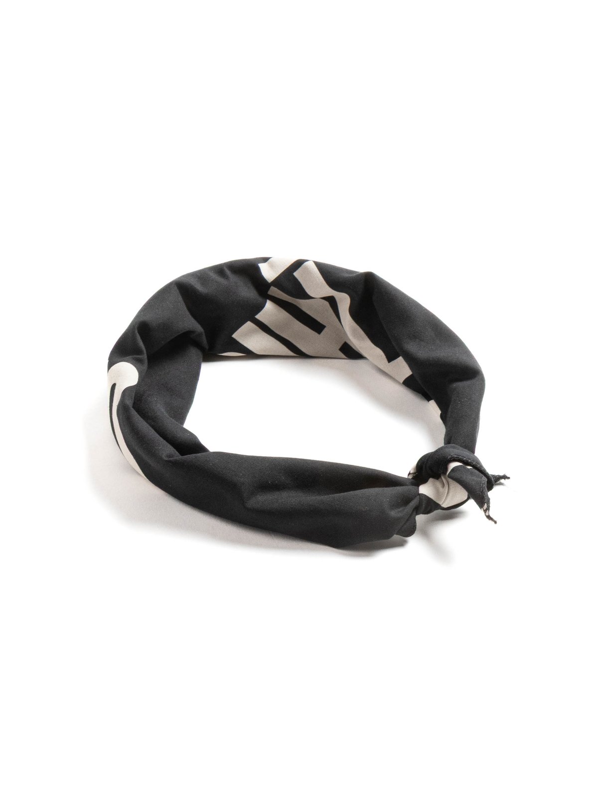 PRINTED BANDANA 2 TONES BLACK - Image 2