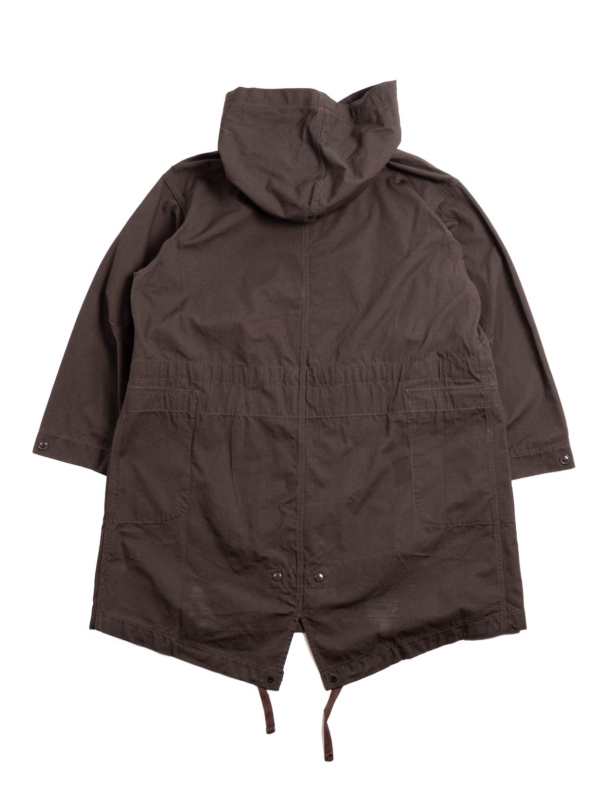 HIGHLAND PARKA DK. BROWN HEAVYWEIGHT COTTON RIPSTOP - Image 5