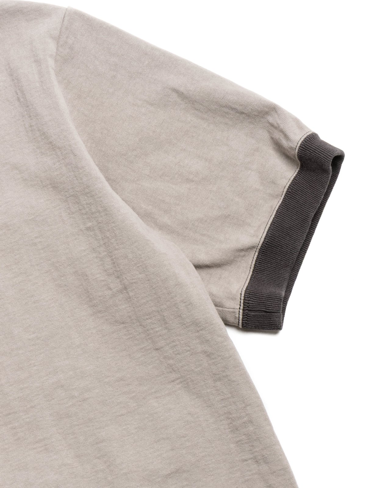 DOTSUME RIB S/S T–SHIRT GRAY x 4C - Image 3