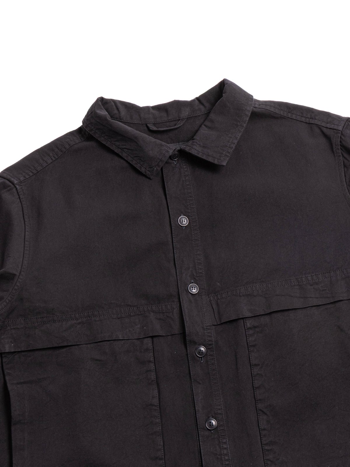 FABU SHIRT DOUBLE COT PITCH BLACK - Image 2