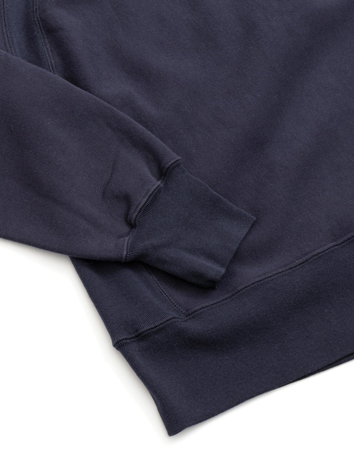 RAGLAN CREW NAVY COTTON HEAVY FLEECE - Image 3
