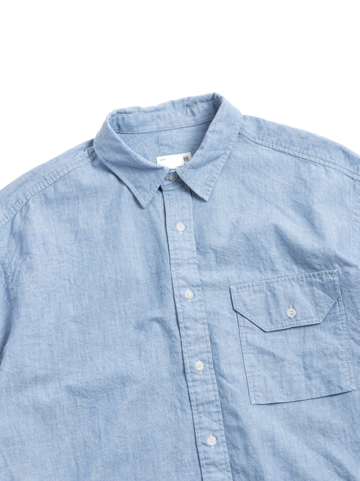 HORLISUN CLASSIC CHAMBRAY SHIRT LIGHT BLUE - Image 1