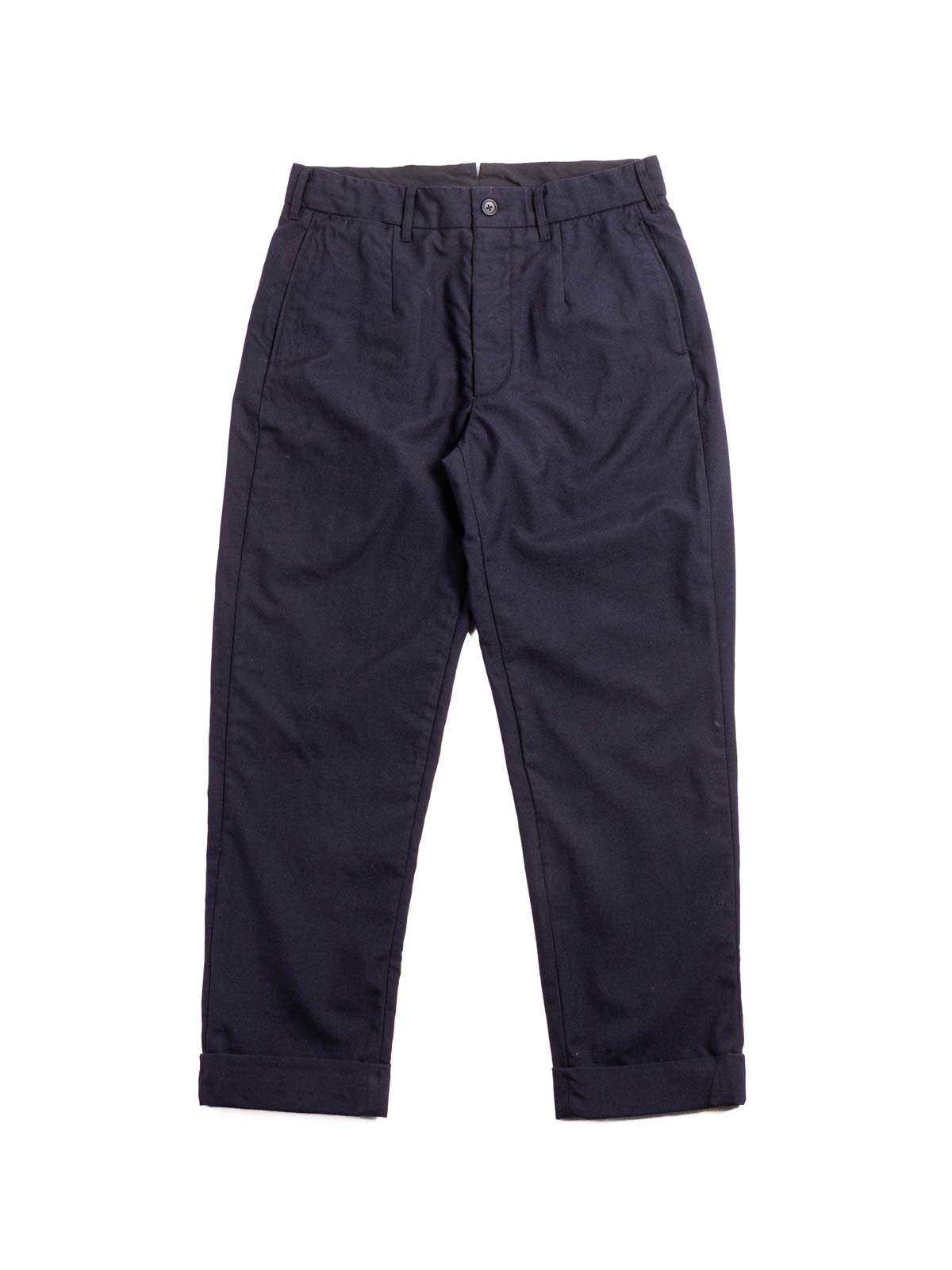 ANDOVER PANT DARK NAVY WOOL UNIFORM SERGE - Image 1