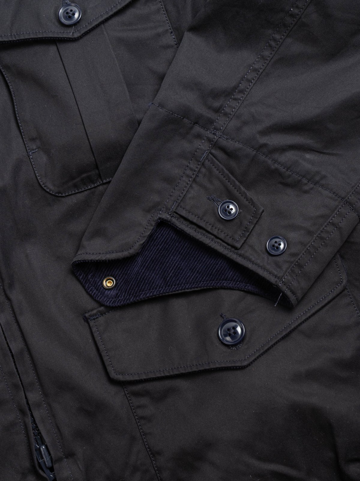 SAS JACKET DK. NAVY COTTON VENTILE TWILL - Image 5